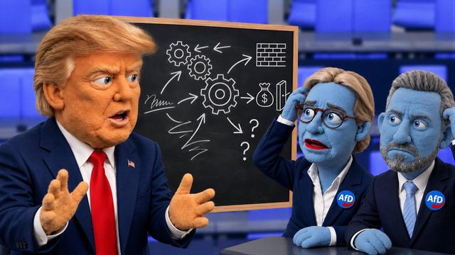Die AfD geht bei Trump in die Schule - und andere...
