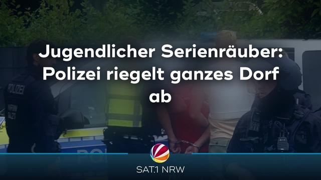 Jugendlicher Serienräuber: Polizei riegelt ganzes Dorf ab