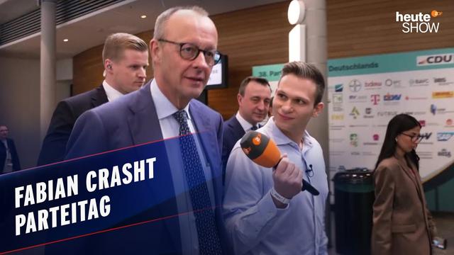 Auf dem Parteitag: Bringt Fabian Köster die CDU zum Schweigen? | heute-show vom 27.02.2026