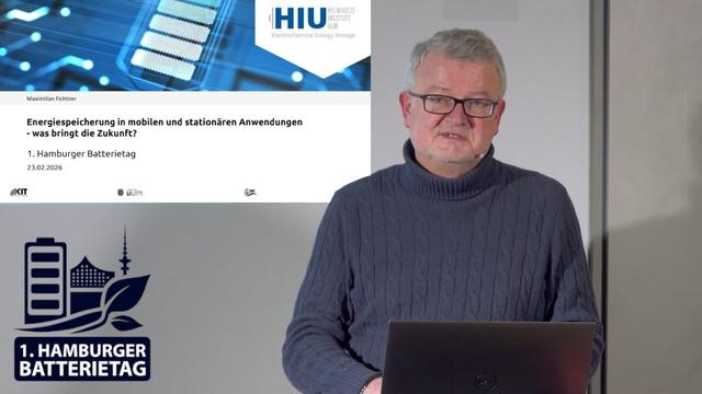 Prof. Dr. Maximilian Fichtner, HIU: Energiespeicherung in mobilen und stationären Anwendungen