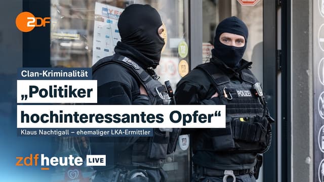Nach Elif Eralp-Aussagen: Wie groß ist die Bedrohung durch Clan-Kriminalität? | ZDFheute live