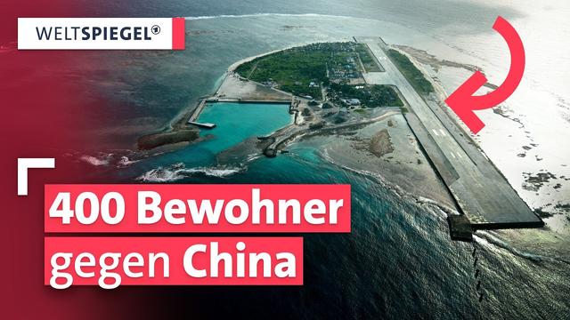 Mitten im Konflikt: Ein winziges Eiland stellt sich gegen Chinas Flotte | Weltspiegel
