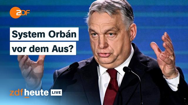 Wahlkampf in Ungarn: Warum Orbán in Umfragen hinter Oppositionsführer Magyar liegt | ZDFheute live