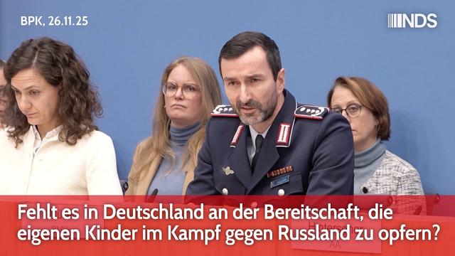 Fehlt es in Deutschland an der Bereitschaft, die eigenen Kinder im Kampf gegen Russland zu opfern?