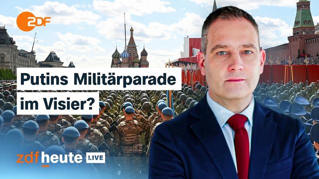 Russland befürchtet ukrainische Drohnenangriffe zum 9. Mai, Kiews Armee mit Gewinnen | ZDFheute live