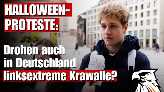 HALLOWEEN-PROTESTE: Drohen auch in Deutschland linksextreme Krawalle? 🎃🔥