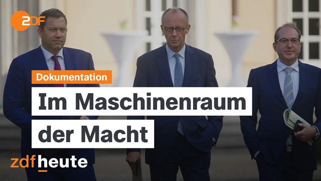 Hinter den Kulissen im Kanzleramt: Ein Jahr schwarz-rote Regierung | ZDFzeit