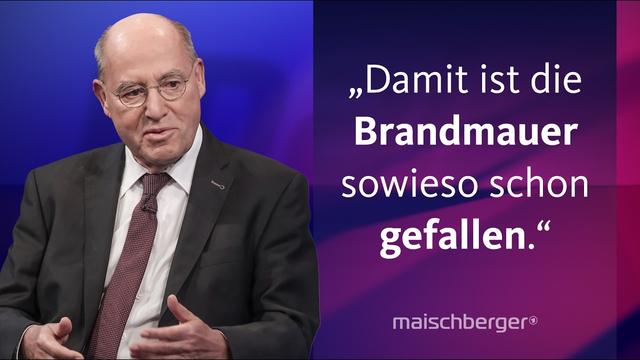 Zusammenarbeit mit den politischen Rändern? Gregor Gysi & Andreas Rödder diskutieren | maischberger