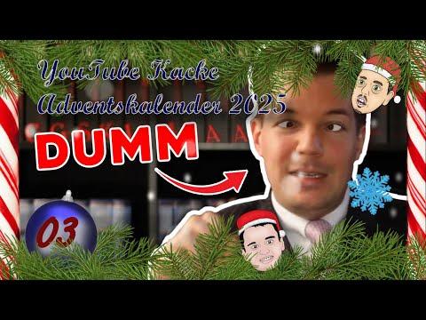 #03  | YouTube Kacke Adventskalender 2025 - Wolfgang M. Schmitt hat Fertig
