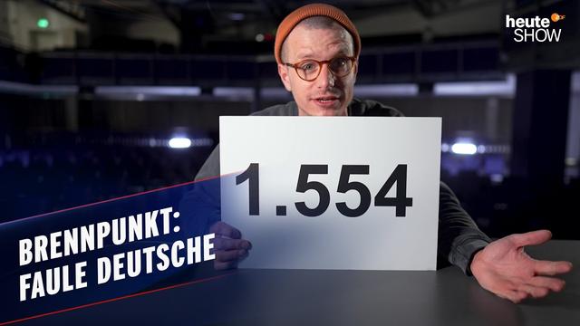 Wir sind alle zu faul und arbeiten zu wenig! Haben Merz und die CDU damit Recht? | heute-show