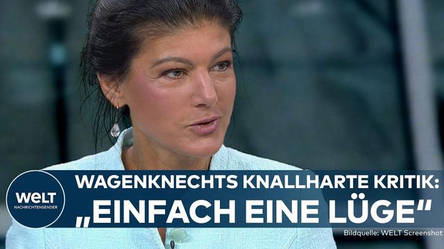DEUTSCHLANDS RÜSTUNGS-DEBATTE: „Eine Lüge“ | Sahra Wagenknecht spricht Klartext über Corona und BSW