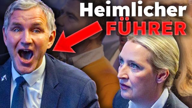 LÄCHERLICHE AfD: So lassen sich Weidel  und Chrupalla von Höcke fernsteuern