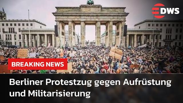 WATCH: Thousands Rally in Berlin for “Never Again War” Peace Protest | AC15