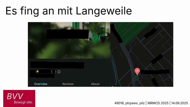 MRMCD2025 Wenn der Verkehrsverbund zu transparent ist