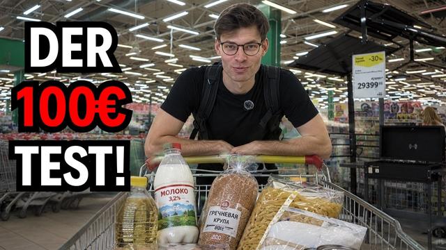 Nur 100€ für Essen – Kann man damit in Russland überleben?! 🇷🇺