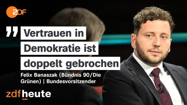 Grünenchef Banaszak: Warum Politik jetzt radikale Selbstkritik braucht | Markus Lanz vom 10.09.26