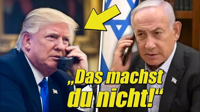 "Haare Brannten!" Trump Hat MEGA-STREIT Mit Israel-Chef Und Ist Am ENDE!