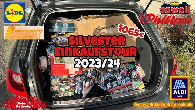 SILVESTER EINKAUFSTOUR 2023/24😍🧨 | ÜBER 1000€🔥 || MD Fireworks