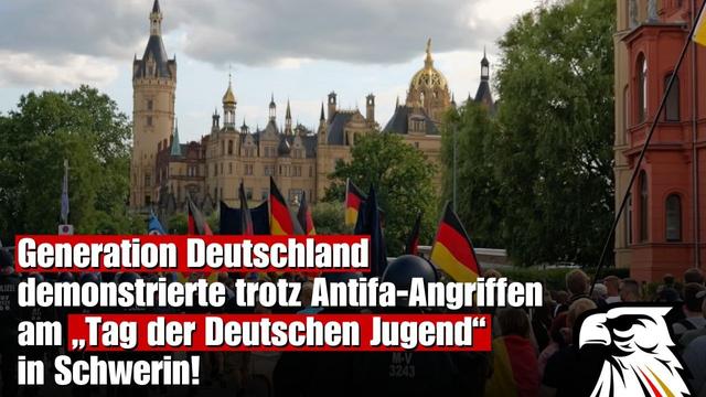 Generation Deutschland demonstrierte trotz Antifa-Angriffen am „Tag der Deutschen Jugend“!