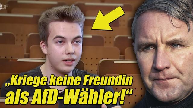 Junger AfD-Wähler Im ZDF Findet Keine Freundin Und Es Wird Noch PEINLICHER!