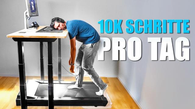 Das passiert, wenn du einen Monat täglich 10.000 Schritte gehst. Im Home Office! 👣 Selbstexperiment
