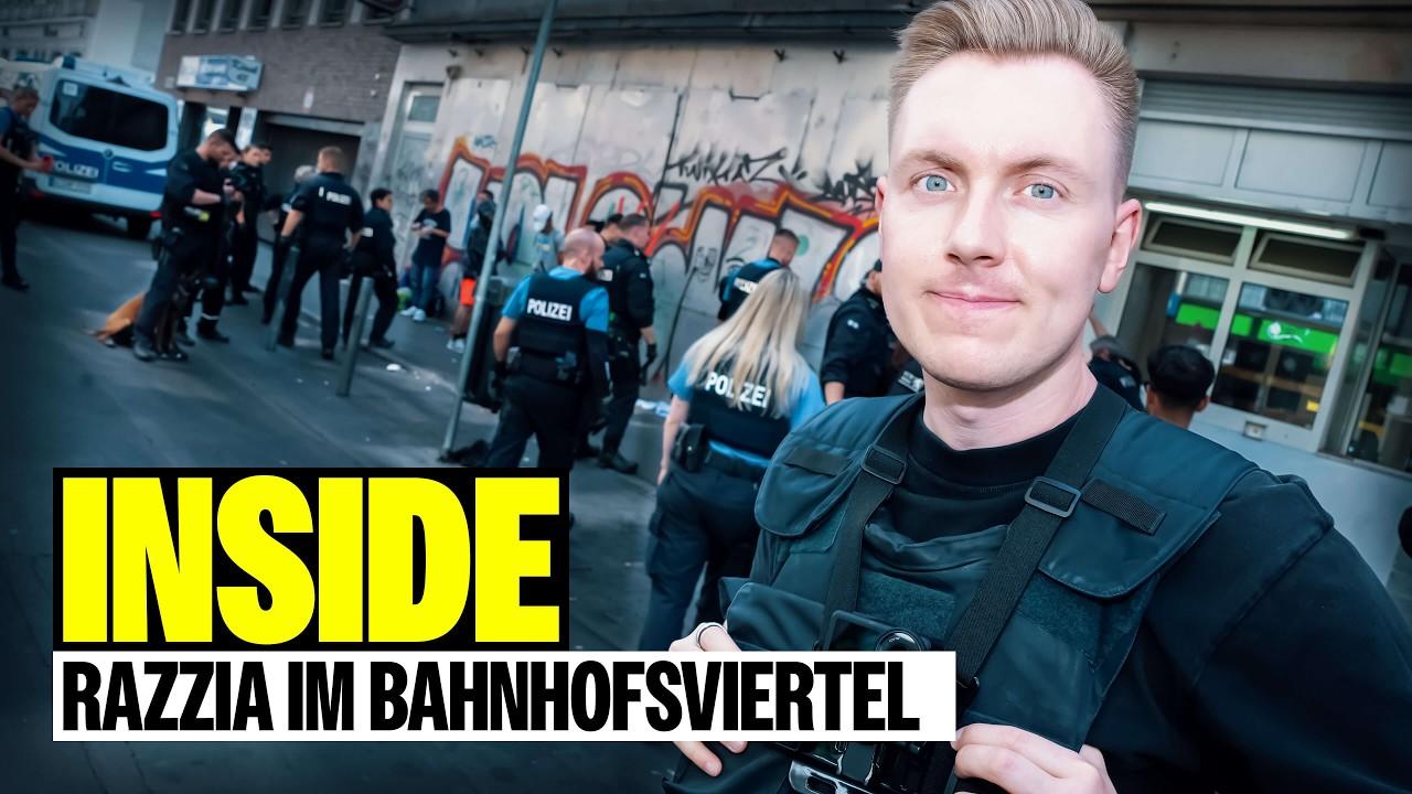 Razzia im Frankfurter Bahnhofsviertel: Im Einsatz mit der Polizei