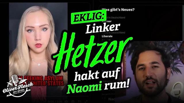 Widerlich: Linker Hetzer verbreitet Lügen über Naomi Seibt! | Reaktion