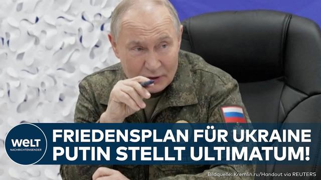 PUTINS KRIEG: Russland stellt Ultimatum! Kompletter Plan von Trump für Frieden in Ukraine enthüllt