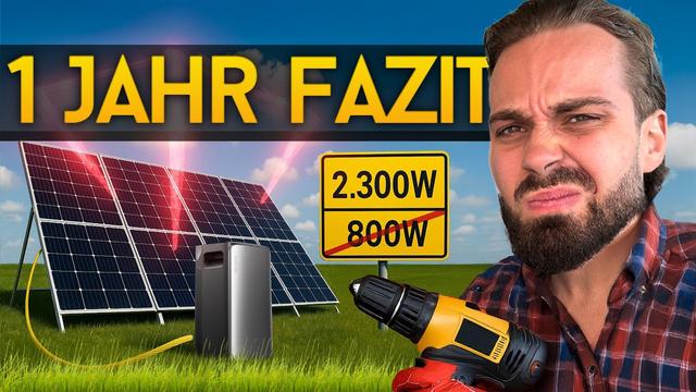 1 Jahr Balkonkraftwerk: Das hätte ich früher wissen sollen! 😳 (EcoFlow Stream Review)