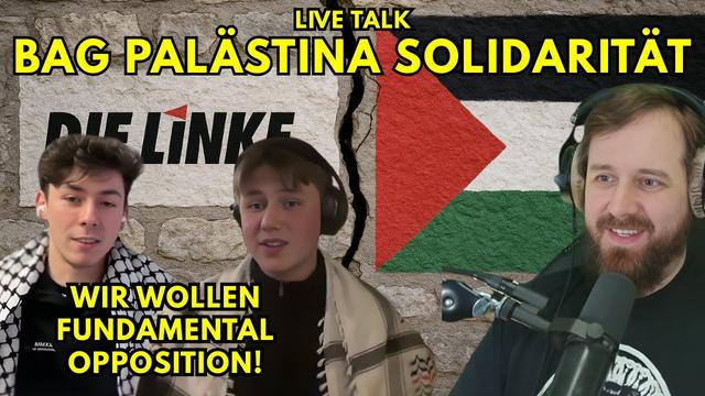 Bundessprecher Thies und Marlon von BAG PaliSoli im Live Talk über Die Linke, AntiDs und Palästina