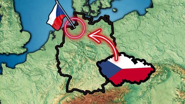 Why does the Czech Republic own part of Hamburg?