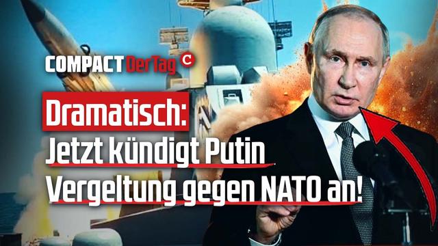 Dramatisch: Jetzt kündigt Putin Vergeltung gegen NATO an!💥