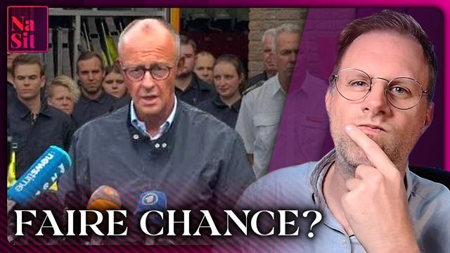 Merz im Hürtgenwald wird ausgebuht - FAIR?