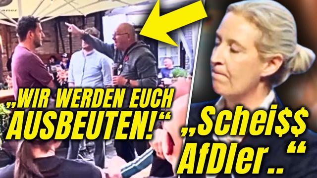 "Bis Auf Den LETZTEN!" Dummer AfDler BEDROHT Grünen Chef Und BLMAIERT Sich Komplett!