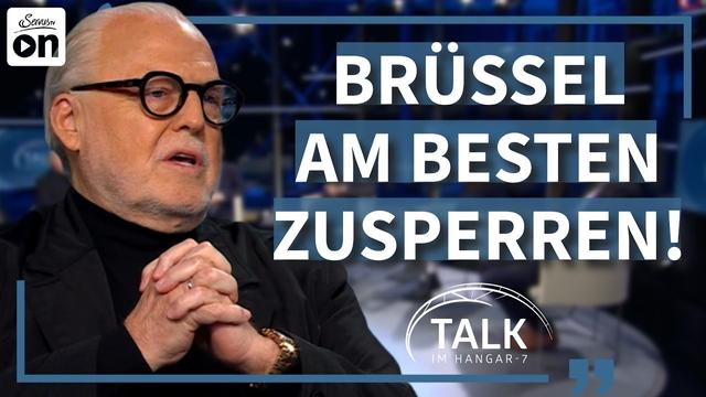 Wolfgang Rosam: „Was sich in Brüssel abspielt, ist ein Trauerspiel!" | Talk im Hangar-7