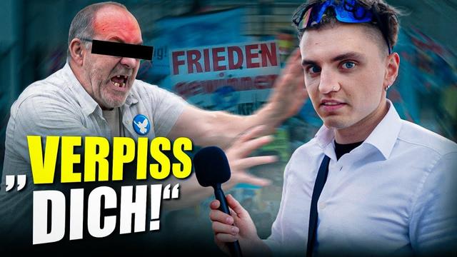 VERRÜCKTER AfD Fan GREIFT Mich BRUTAL Auf FRIEDENSMARSCH An 💀