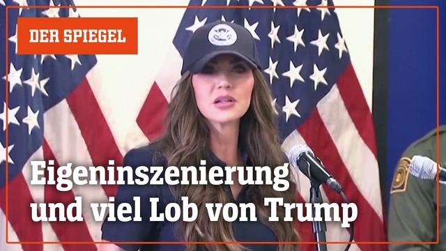Warum Trump seine Heimatschutzministerin Kristi Noem entlässt | DER SPIEGEL