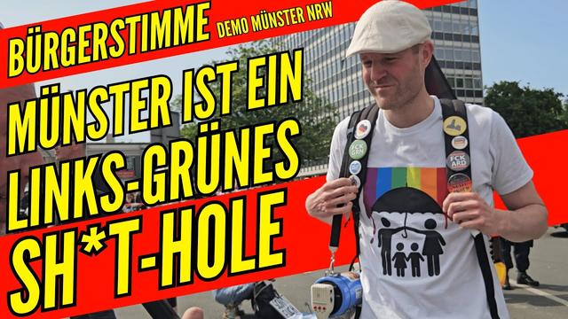 Vielleicht etwas zu heftig ❓ Was sagt IHR ❓ Demo Münster NRW Bürgerstimme