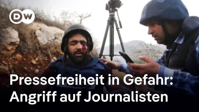Journalisten im Westjordanland unter Beschuss | DW Nachrichten
