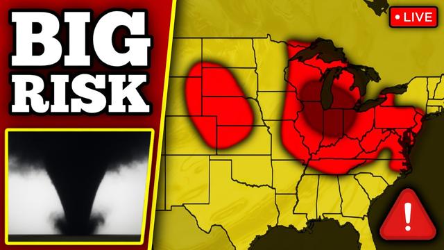 🔴 BREAKING EXTREMELY DANGEROUS SITUATION RIGHT NOW - Tornadoes Possible With LIVE Storm Chasers...
