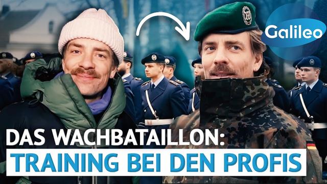 Haltung, Disziplin, Präzision: Reporter Jan trainiert mit dem Wachbataillon