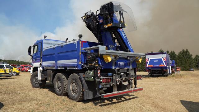 THW-Einsatz Brand Hürtgenwald