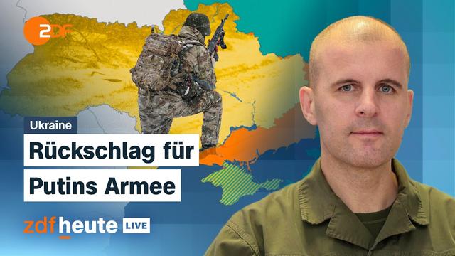 Starlink-Chaos: Wie die Ukraine Gebiete zurückerobert | Oberst Reisner bei ZDFheute live