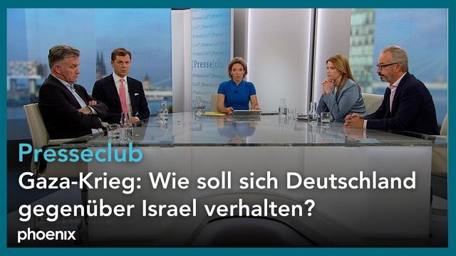 Presseclub: Gaza-Krieg - Wie soll sich Deutschland gegenüber Israel verhalten? | 26.07.25
