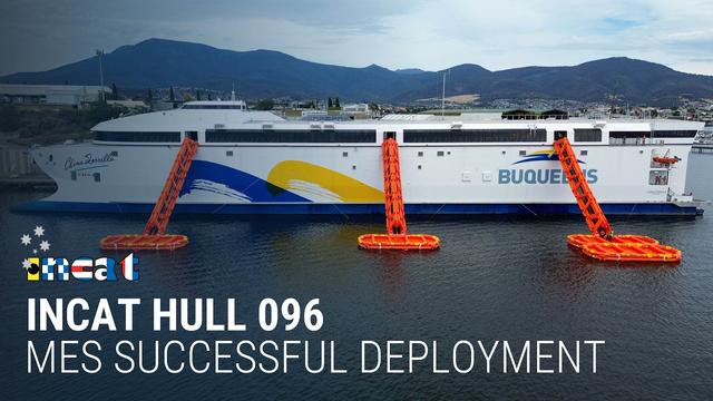 Incat Hull 096 Marine Evacuation System Test