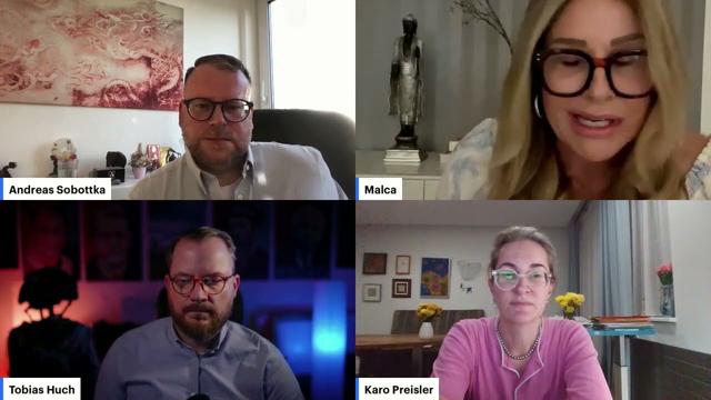 Antisemitismus Talk, Karoline Preisler, Malca Goldstein-Wolf, Tobias Huch, Andreas Sobottka