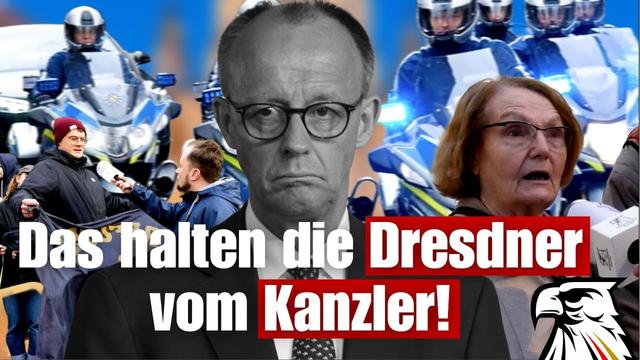 Merz in Dresden: Das halten die Bürger vom Kanzler!