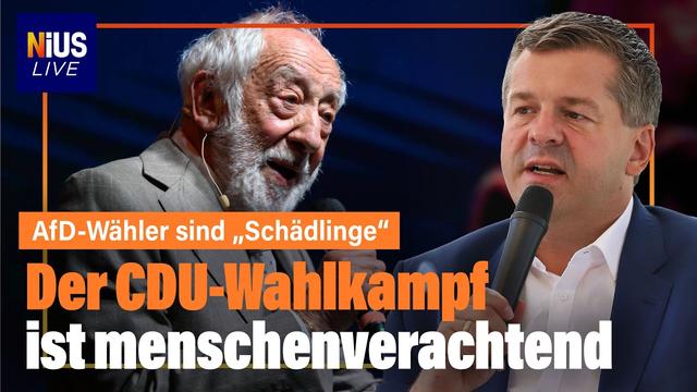 Hallervorden nennt AfD-Wähler „Schädlinge“: „Das ist Nazi-Sprech!“ | NIUS Live