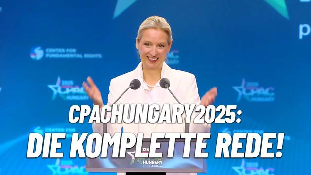 "Die Zukunft gehört freien, patriotischen Bürgern!" - Alice Weidel - #CPAC2025
