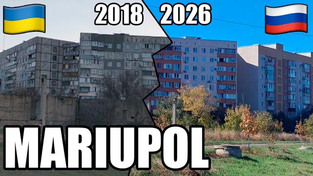 Mariupol before and after the battle
